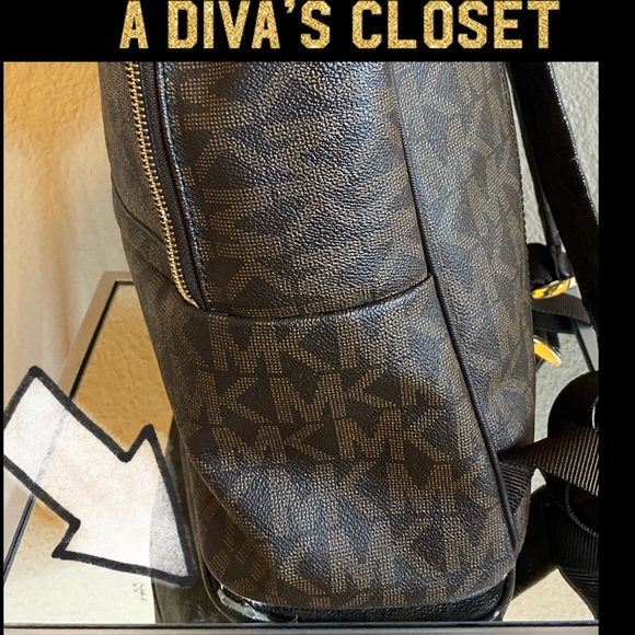 Michael Kors PVC Large Backpack - Picture 3 of 6